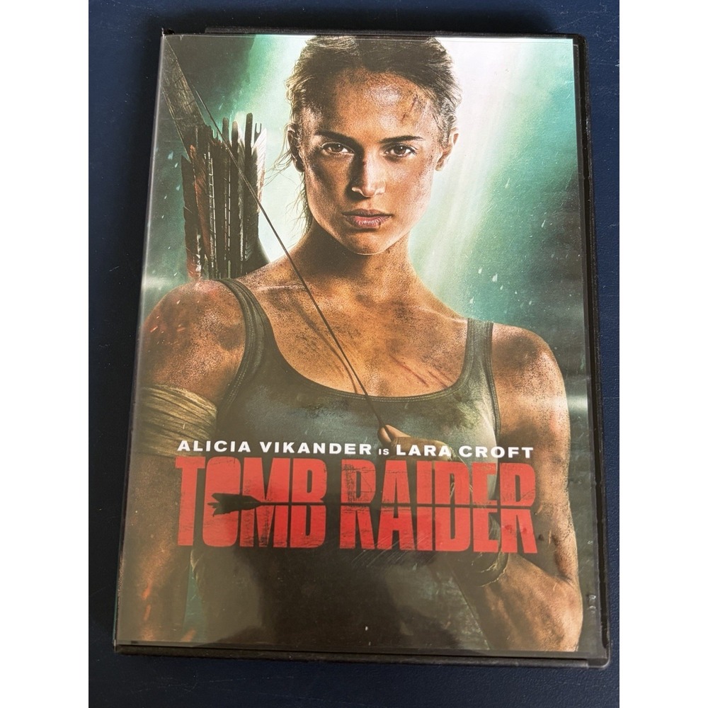 Tomb Raider DVD Alicia Vikander As Lara Croft 2018 Warner Bros Movie